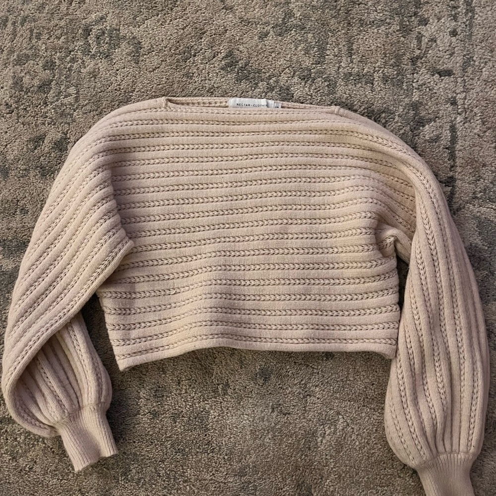 Elegant Knit Crew Neck Sweater